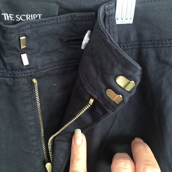 THE SCRIPT Matilde Cropped Blue Pants.Size 2 - Picture 8 of 8